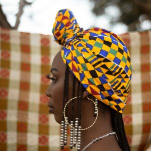 Kente Print Headwrap