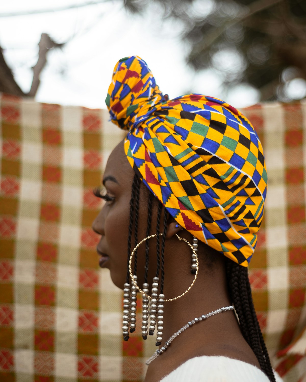 Kente Print Headwrap